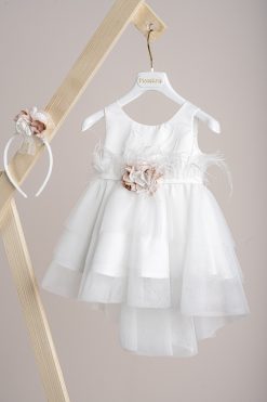 Alternative view of Βαπτιστικό φόρεμα Piccolino Tiffany Ivory DR22S71 2τμχ