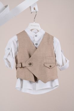 Alternative view of Βαπτιστικό κοστούμι Piccolino Jose σε χρώμα Mint AG25S85