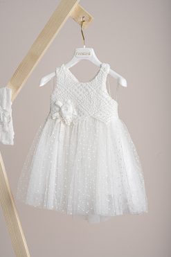 Alternative view of Βαπτιστικό φόρεμα Piccolino Thea Ivory DR25S153 2τμχ