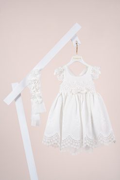 Βαπτιστικό φόρεμα Piccolino Valerie Ivory DR25S163