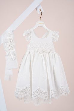 Alternative view of Βαπτιστικό φόρεμα Piccolino Valerie Ivory DR25S163