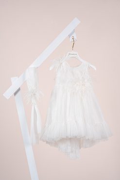 Βαπτιστικό φόρεμα Piccolino Silvia Ivory DR25S165