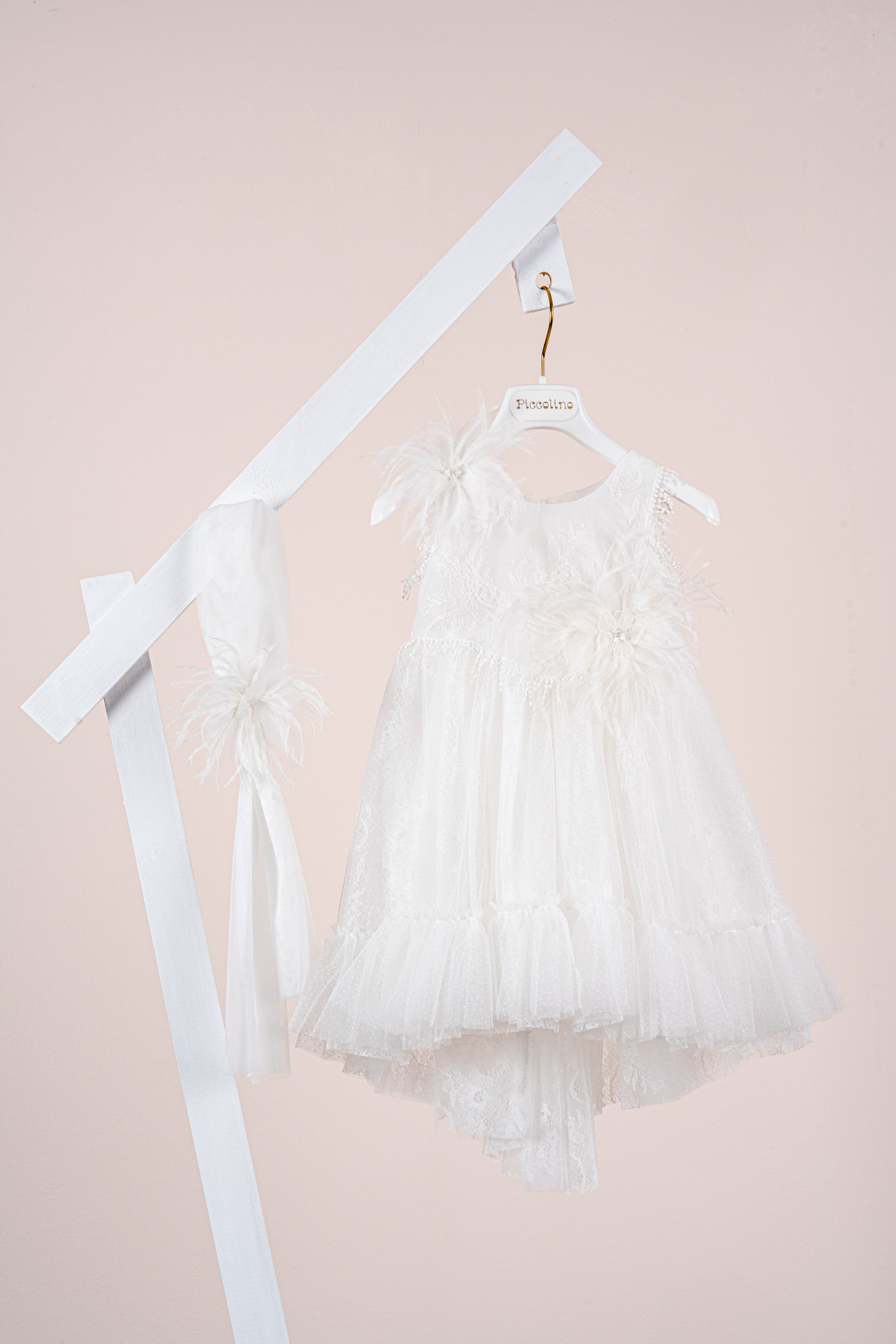 Βαπτιστικό φόρεμα Piccolino Silvia Ivory DR25S165