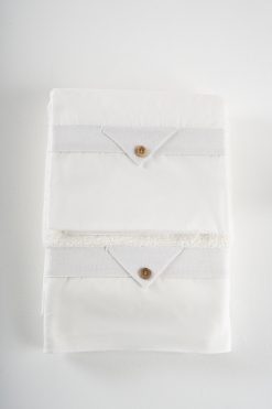 Σετ λαδόπανα Piccolino για αγόρι LA-ENRIQUE.OFFWHITE