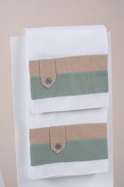 Σετ λαδόπανα Piccolino για αγόρι LA-JOSE.MINT