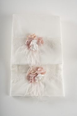 Σετ λαδόπανα Piccolino για κορίτσι LK-LUCILE.IVORY