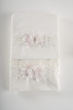 Σετ λαδόπανα Piccolino για κορίτσι LK-SALINA.IVORY