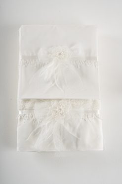 Σετ λαδόπανα Piccolino για κορίτσι LK-SILVIA.IVORY