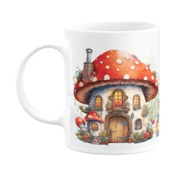 Χριστουγεννιάτικη Μπομπονιέρα Βάπτισης Κεραμική Κούπα Merry Xmas TS851