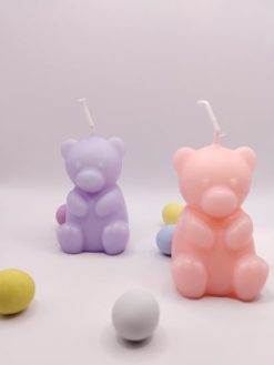 Μπομπονιέρα Βάπτισης κερί LC337 "Αρκουδάκι"