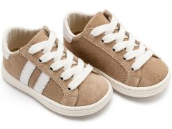 Βαπτιστικό Παπούτσι για Αγόρι πρώτα βήματα Σνικερ  BS3086 Μπεζ Λευκό