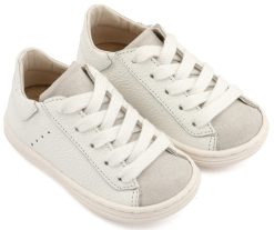 Βαπτιστικό Παπούτσι για Αγόρι πρώτα βήματα Σνίκερ BS3097 Λευκό