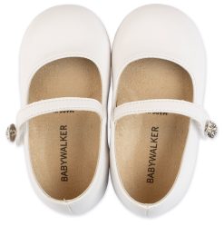 Alternative view of Βαπτιστικό Παπούτσι BABYWALKER για Κορίτσι πρώτα βήματα  BS3502 Λευκό