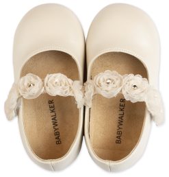 Alternative view of Βαπτιστικό Παπούτσι BABYWALKER για Κορίτσι πρώτα βήματα  BS3523 Εκρού