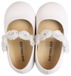 Alternative view of Βαπτιστικό Παπούτσι BABYWALKER για Κορίτσι πρώτα βήματα  BS3523 Λευκό