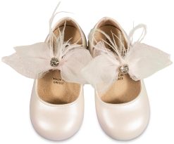 Alternative view of Βαπτιστικό Παπούτσι BABYWALKER για Κορίτσι πρώτα βήματα   BS3562 Εκρού