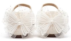 Βαπτιστικό Παπούτσι BABYWALKER για Κορίτσι πρώτα βήματα BS3594 Εκρού