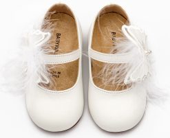 Alternative view of Βαπτιστικό Παπούτσι BABYWALKER για Κορίτσι πρώτα βήματα  BS3598 Λευκό