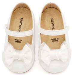 Alternative view of Βαπτιστικό Παπούτσι BABYWALKER για Κορίτσι πρώτα βήματα BS3599 Λευκό