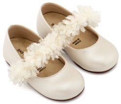 Βαπτιστικό Παπούτσι BABYWALKER για Κορίτσι πρώτα βήματα BS3602 Εκρού