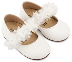 Βαπτιστικό Παπούτσι BABYWALKER για Κορίτσι πρώτα βήματα BS3602 Λευκό