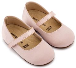 Βαπτιστικό Παπούτσι BABYWALKER για Κορίτσι πρώτα βήματα  BS3603 Ροζ Αντικέ