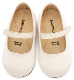 Alternative view of Βαπτιστικό Παπούτσι BABYWALKER για Κορίτσι πρώτα βήματα  BS3603 Εκρού