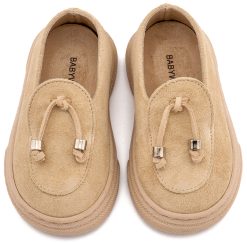 Alternative view of Βαπτιστικό Παπούτσι περπατήματος για Αγόρι Loafer BW4307 Μπεζ