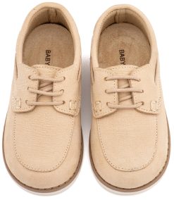 Alternative view of Βαπτιστικό Παπούτσι περπατήματος για Αγόρι BW4308 Μπεζ