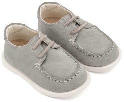 Βαπτιστικό Παπούτσι περπατήματος για Αγόρι Μοκασίνι BW4315 Γκρι
