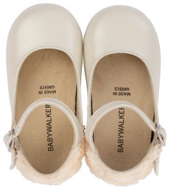 Alternative view of Βαπτιστικό Παπούτσι BABYWALKER για Κορίτσι περπατήματος BW4503 Εκρού