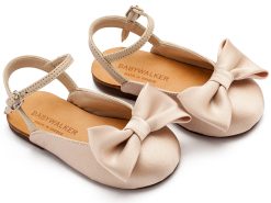 Βαπτιστικό Παπούτσι BABYWALKER για Κορίτσι περπατήματος  BW4855 Μπεζ