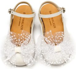 Alternative view of Βαπτιστικό Παπούτσι BABYWALKER για Κορίτσι περπατήματος   BW4859 Λευκό