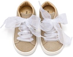 Alternative view of Βαπτιστικό Παπούτσι BABYWALKER για Κορίτσι περπατήματος  BW4864 Πλατίνα