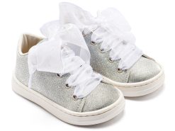 Βαπτιστικό Παπούτσι BABYWALKER για Κορίτσι περπατήματος  BW4864 Ασημί