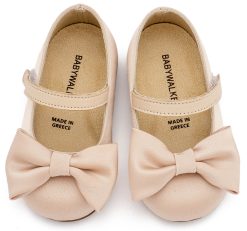 Alternative view of Βαπτιστικό Παπούτσι BABYWALKER για Κορίτσι περπατήματος BW4870 Μπεζ