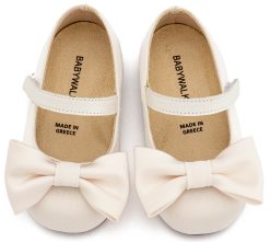 Alternative view of Βαπτιστικό Παπούτσι BABYWALKER για Κορίτσι περπατήματος  BW4870 Εκρού