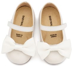 Alternative view of Βαπτιστικό Παπούτσι BABYWALKER για Κορίτσι περπατήματος   BW4870 Λευκό