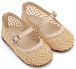 Βαπτιστικό Παπούτσι BABYWALKER για Κορίτσι περπατήματος   BW4881 Μπεζ