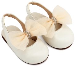 Βαπτιστικό Παπούτσι BABYWALKER για Κορίτσι περπατήματος BW4883 Εκρού