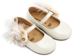 Βαπτιστικό Παπούτσι BABYWALKER για Κορίτσι περπατήματος  BW4887  Εκρού