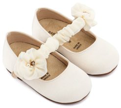Βαπτιστικό Παπούτσι BABYWALKER για Κορίτσι περπατήματος  BW4888 Εκρού