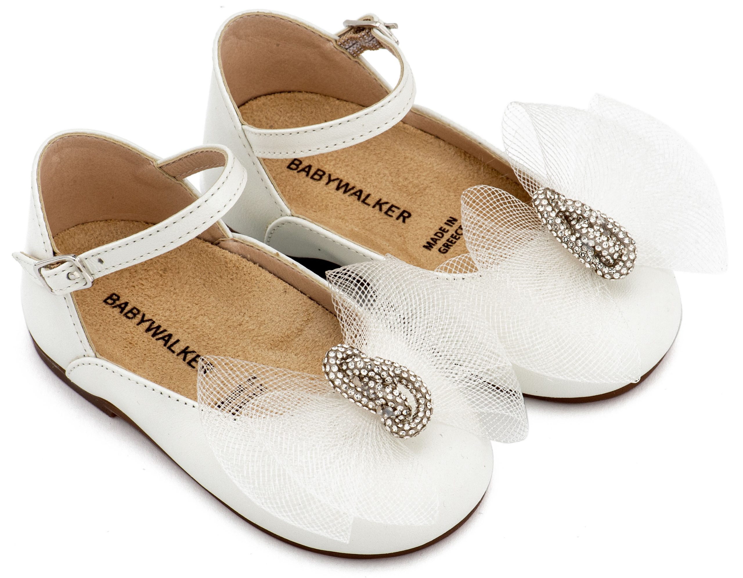 Βαπτιστικό Παπούτσι BABYWALKER για Κορίτσι περπατήματος BW4890 Εκρού