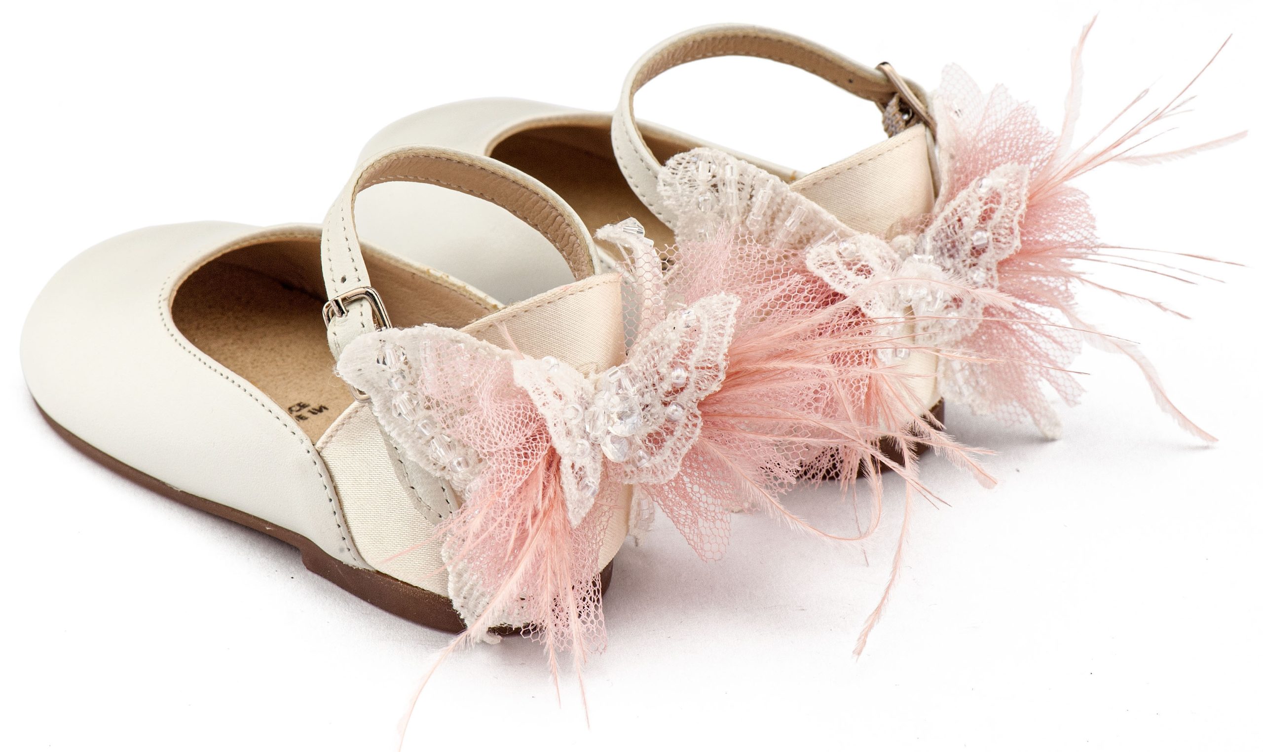 Βαπτιστικό Παπούτσι BABYWALKER για Κορίτσι περπατήματος BW4891 Εκρού Ροζ - Image 3
