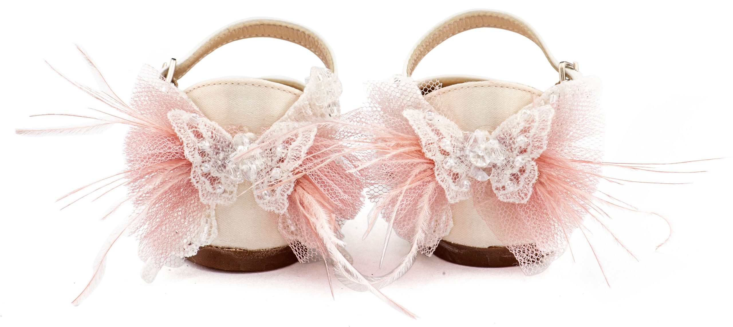 Βαπτιστικό Παπούτσι BABYWALKER για Κορίτσι περπατήματος BW4891 Εκρού Ροζ - Image 2