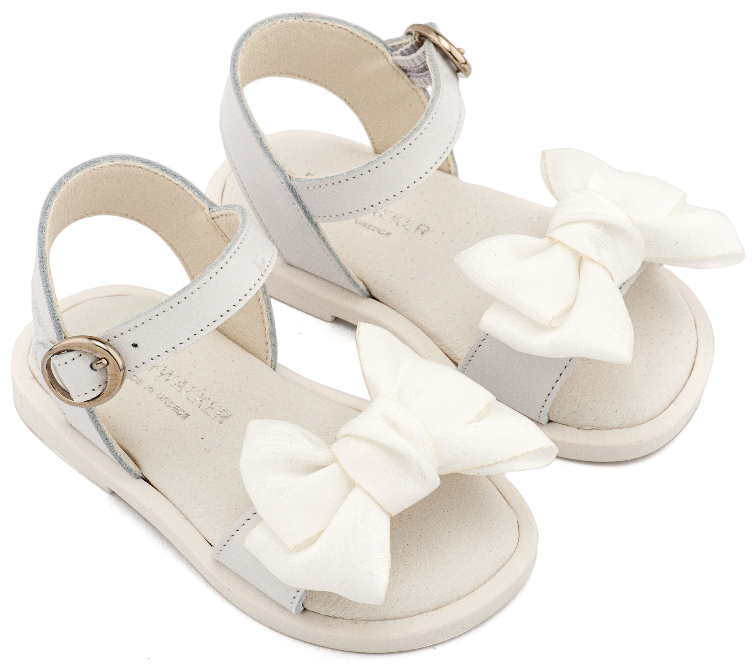 Βαπτιστικό Παπούτσι BABYWALKER για Κορίτσι περπατήματος BW4892 Λευκό