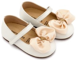 Βαπτιστικό Παπούτσι BABYWALKER για Κορίτσι περπατήματος BW4893 Εκρού