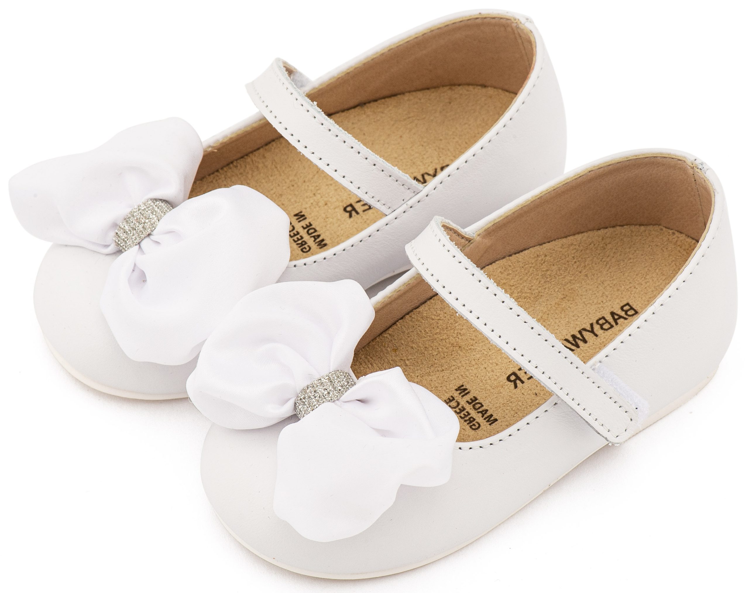 Βαπτιστικό Παπούτσι BABYWALKER για Κορίτσι περπατήματος BW4893 Λευκό - Image 3