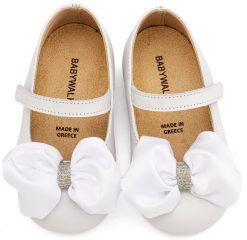 Alternative view of Βαπτιστικό Παπούτσι BABYWALKER για Κορίτσι περπατήματος   BW4893 Λευκό