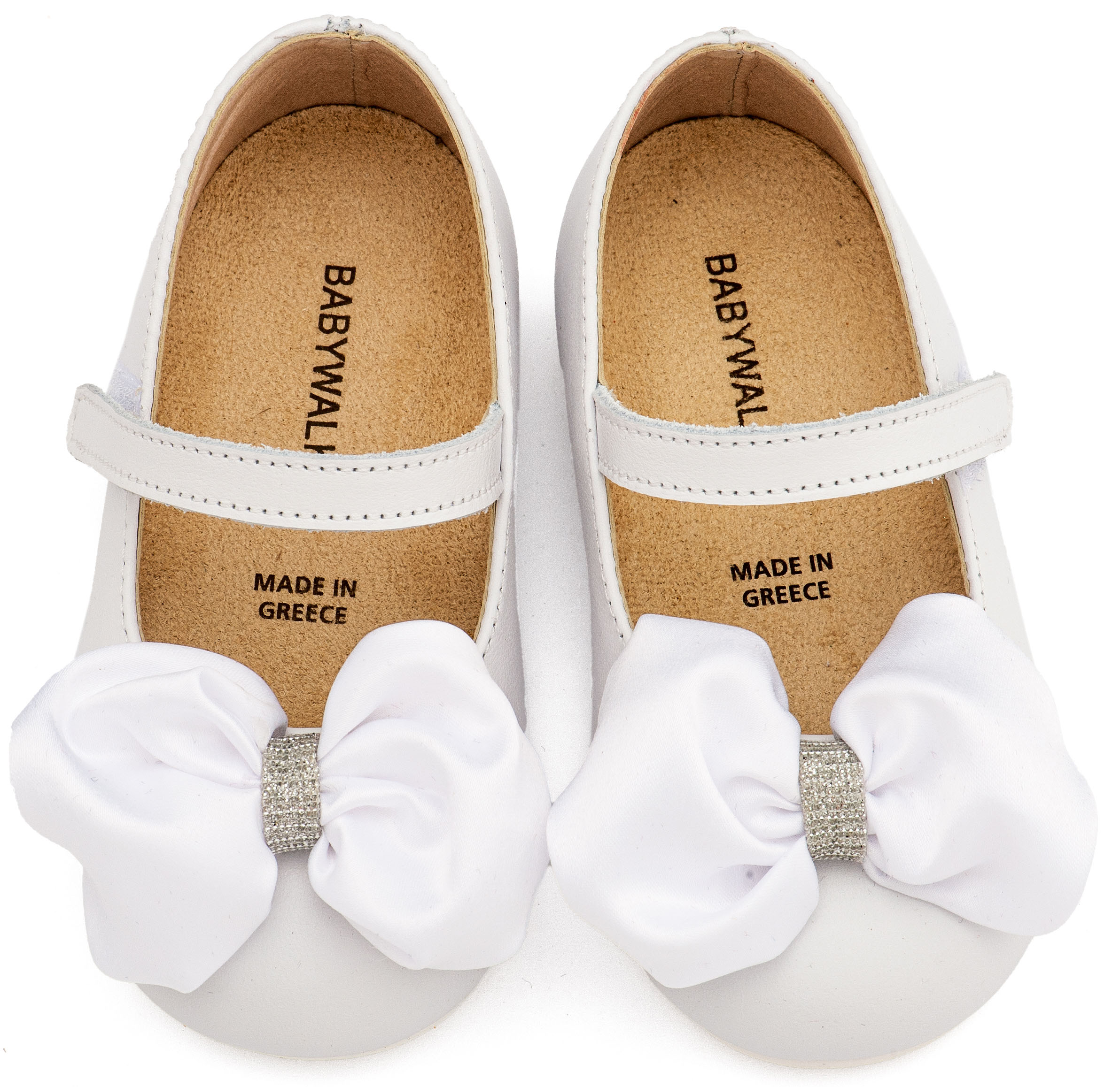 Βαπτιστικό Παπούτσι BABYWALKER για Κορίτσι περπατήματος BW4893 Λευκό - Image 2